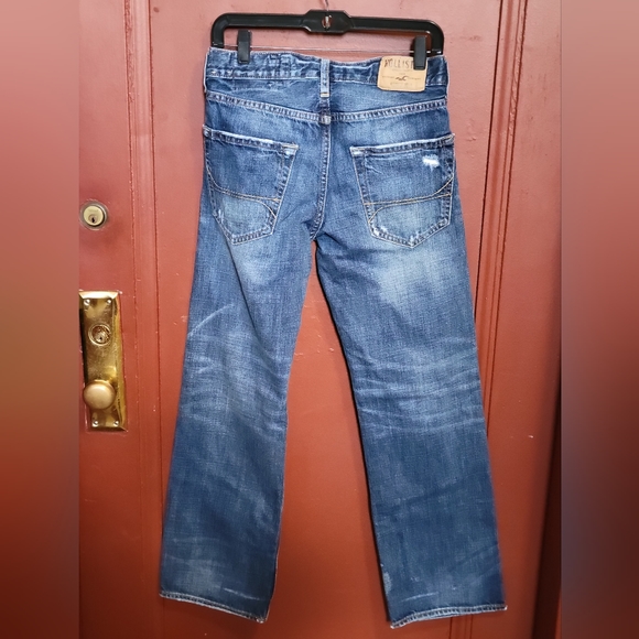 JEANS HOLLISTER CALIFORNIA AUTHENTIC DENIM 1922 SZ 28 W 30L - Picture 7 of 16